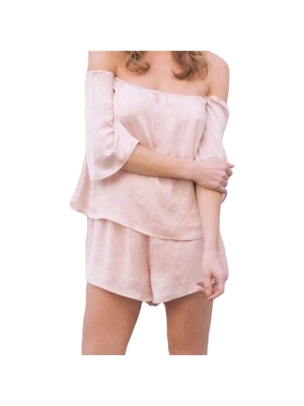 NWT Brunette the Label Flowy Romper